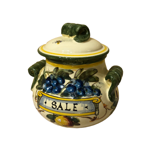 Barattolo Sale - La Ceramica di Elena Ricciardi - San Gimignano