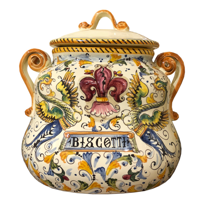 Biscottiera in Ceramica H.26 cm